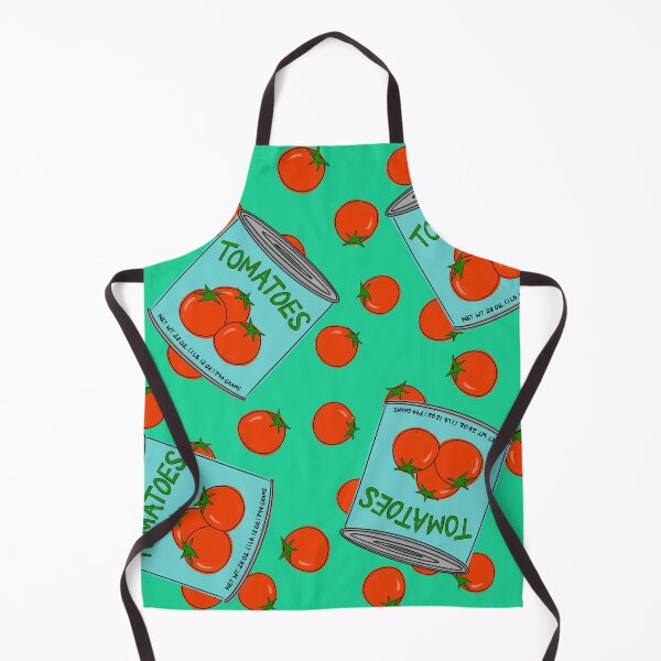 Item preview, Can of Tomatoes With Tomato Background On Teal Green Blue designed and sold by MBeesShop.