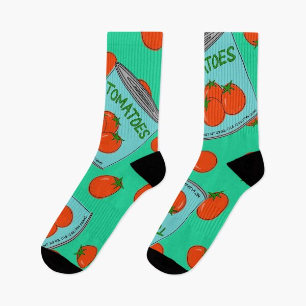 Item preview, Can of Tomatoes With Tomato Background On Teal Green Blue designed and sold by MBeesShop.