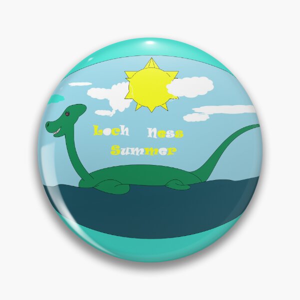 Item preview, Loch Ness Summer designed and sold by PickYerSticker.