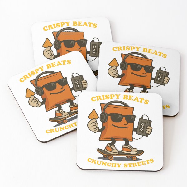 Item preview, Cool Retro Chips Skater – Vintage Snack Mascot 90s Vibes designed and sold by KozbiDesign.
