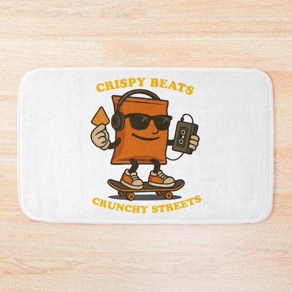 Item preview, Cool Retro Chips Skater – Vintage Snack Mascot 90s Vibes designed and sold by KozbiDesign.