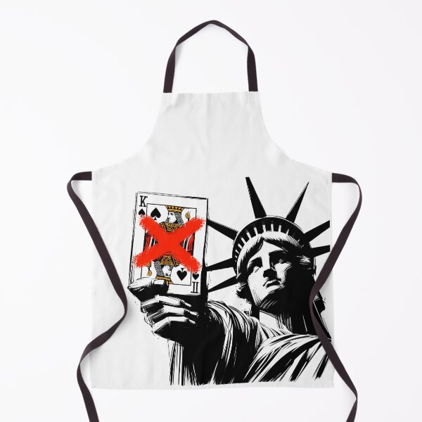 Item preview, Protest Art Against 'No King': Statue of Liberty Rejects Authoritarianism with Marked Spade Card designed and sold by H Jonas.