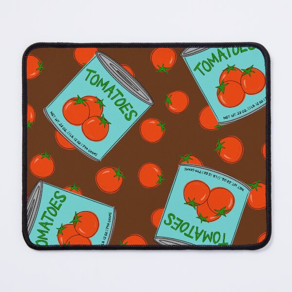 Item preview, Can of Tomatoes With Tomato Background On Brown Beige Tan designed and sold by MBeesShop.
