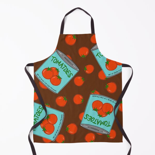 Item preview, Can of Tomatoes With Tomato Background On Brown Beige Tan designed and sold by MBeesShop.