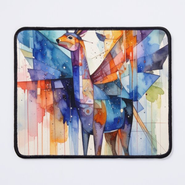 Item preview, Geometric Deer Art designed and sold by Geonimalia.