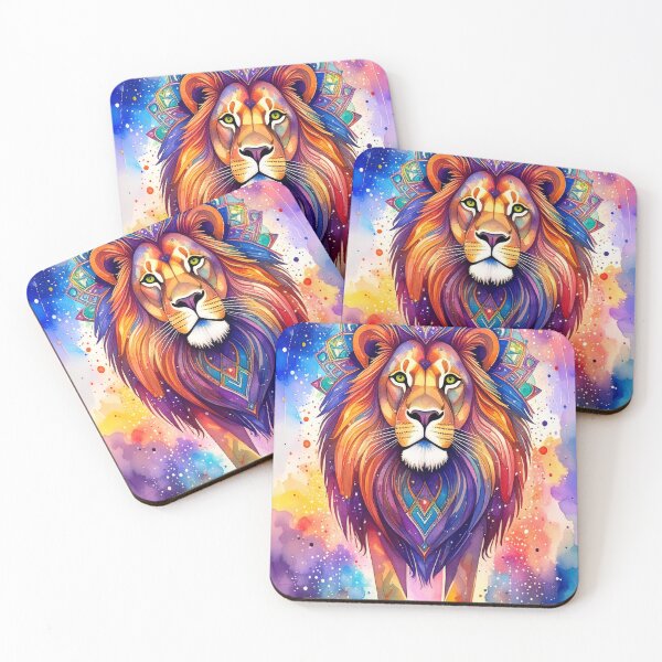 Item preview, Geometric Lion Art Design designed and sold by Geonimalia.