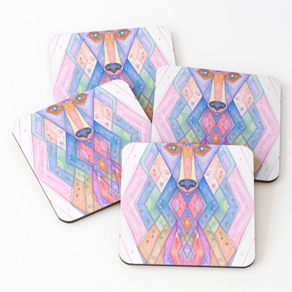 Item preview, Geometric Bear Illustration designed and sold by Geonimalia.