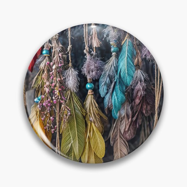Item preview, Boho Bohemian Mystical Feathers Hippie Pagan designed and sold by Stephanie Laird.