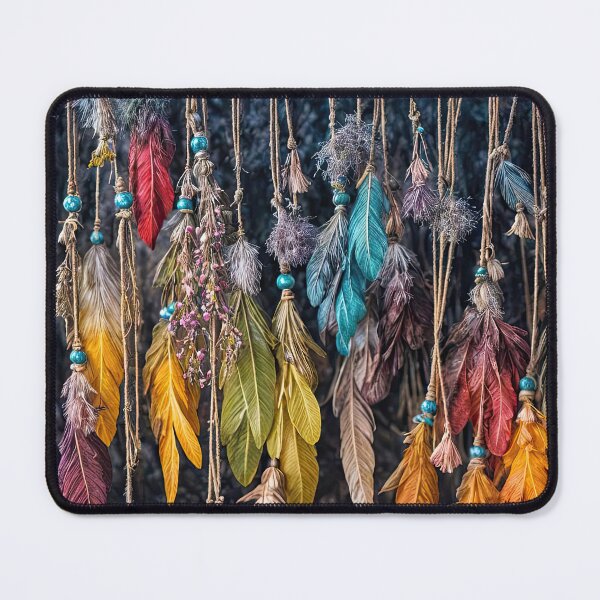 Item preview, Boho Bohemian Mystical Feathers Hippie Pagan designed and sold by Stephanie Laird.