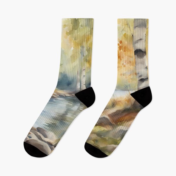 Item preview, Peaceful Birch Creek designed and sold by CalmnessbyChoice.