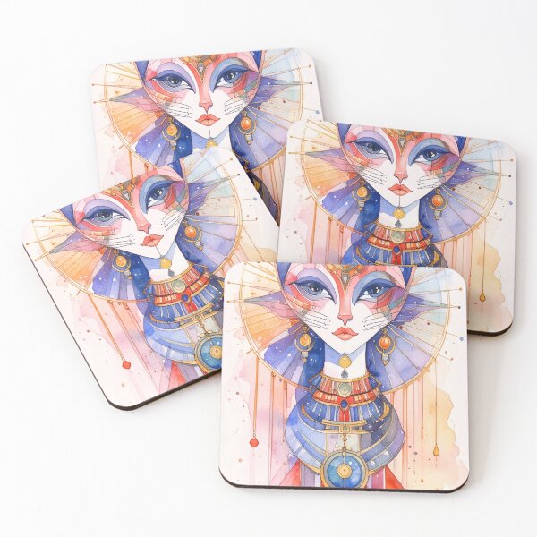 Item preview, Geometric Cat Illustration designed and sold by Geonimalia.