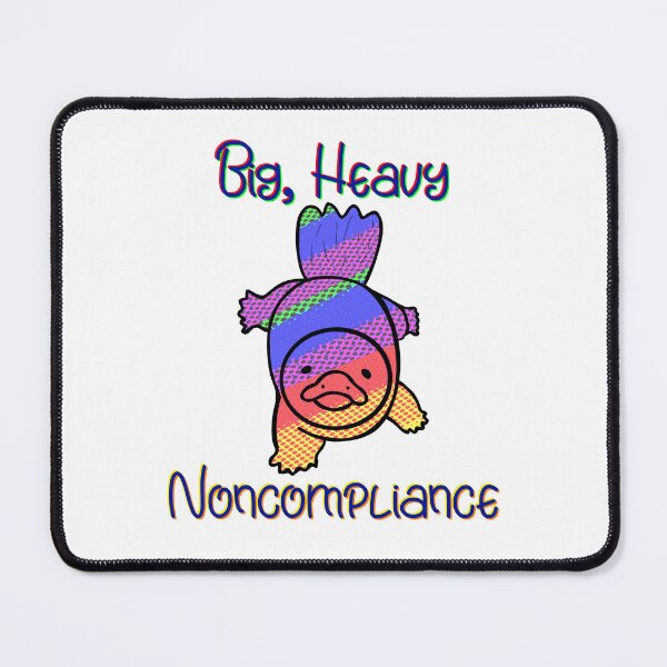 Item preview, Big, Heavy, Noncompliant Platypus designed and sold by miss bunny’s bungalow .