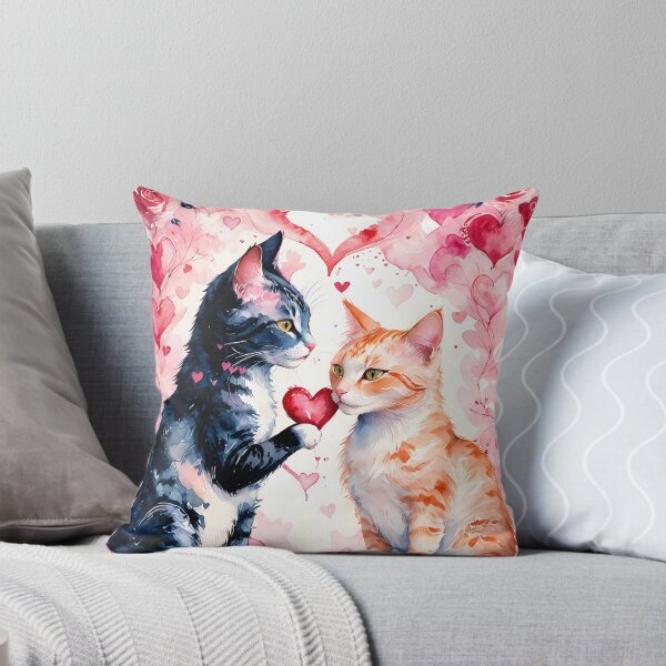 Item preview, Two Cats, One Heart designed and sold by Happyfunball's Starforge Emporium.