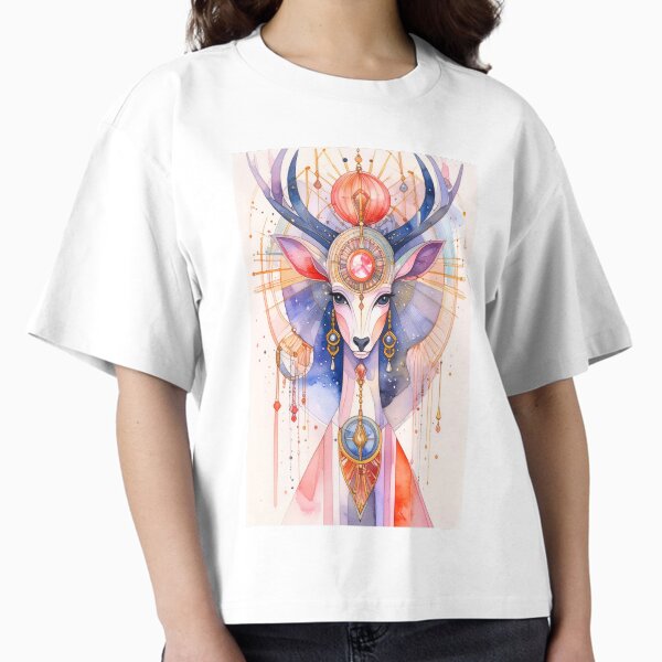 Item preview, Geometric Deer Art designed and sold by Geonimalia.