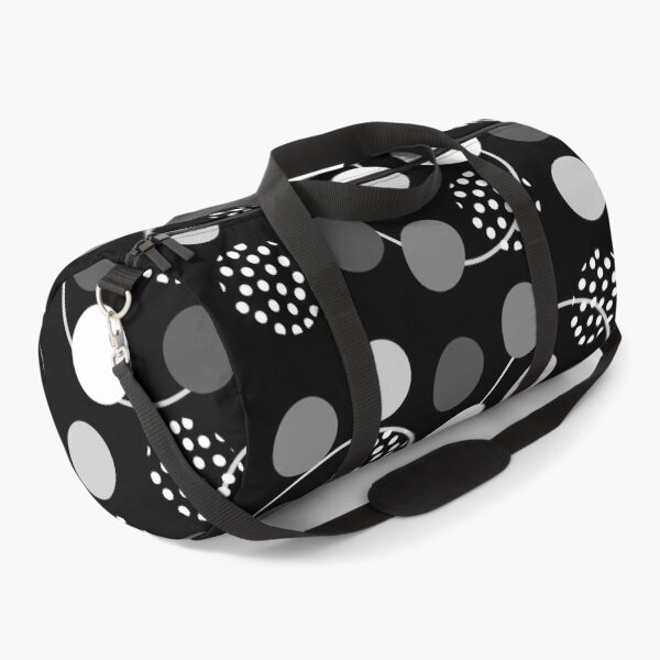 Item preview, Grey, White Polka Dots, Circles, Dots, Spots, Fabric  designed and sold by AASparksDesigns.