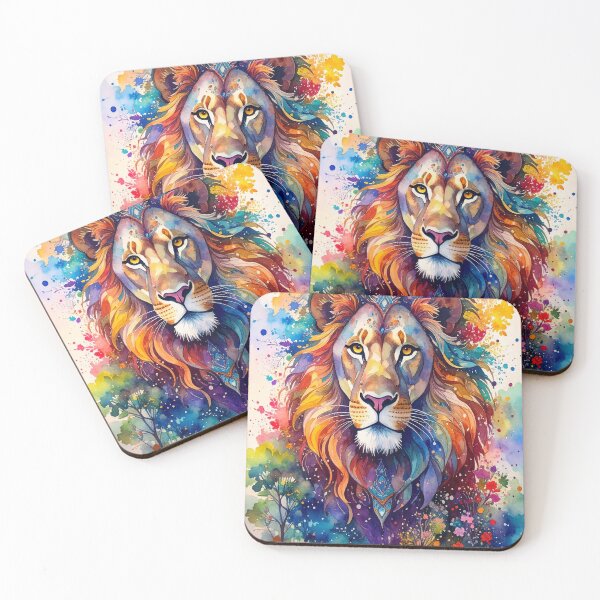 Item preview, Geometric Lion Art Design designed and sold by Geonimalia.