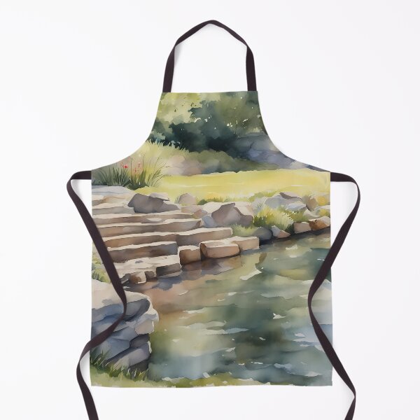 Item preview, Pond with Stairway designed and sold by CalmnessbyChoice.