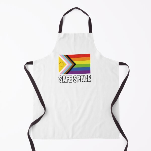 Item preview, Safe Space Inclusive Progress Pride Flag designed and sold by Inspirationmotivation.
