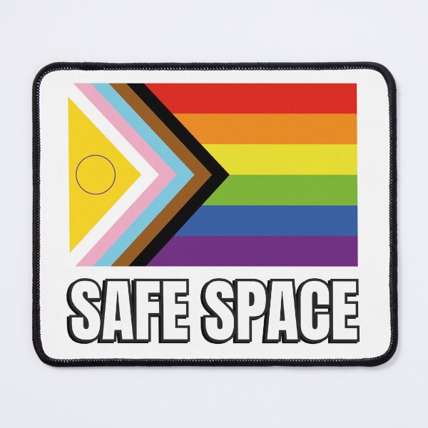Item preview, Safe Space Inclusive Progress Pride Flag designed and sold by Inspirationmotivation.
