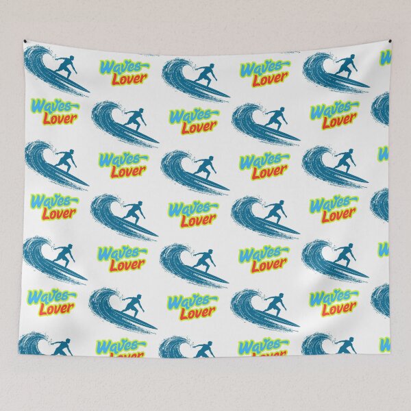 Artikelvorschau, Wellenliebhaber - Surfing Heart Wave Design entworfen und verkauft von MaverickMarks.