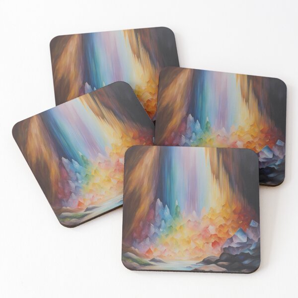 Item preview, Rainbow Crystals in Cave designed and sold by CalmnessbyChoice.
