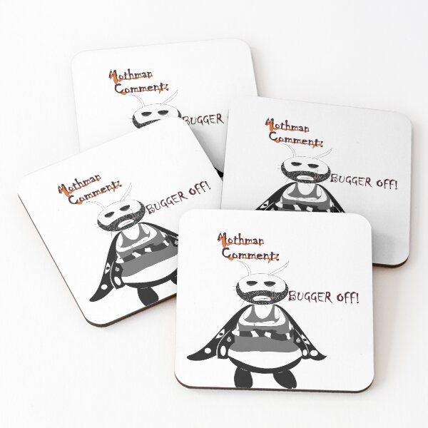 Item preview, Mothman Comment: Bugger Off! designed and sold by PickYerSticker.