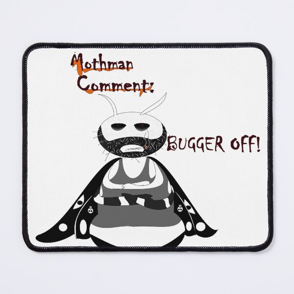 Item preview, Mothman Comment: Bugger Off! designed and sold by PickYerSticker.