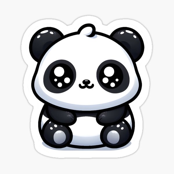 Vista previa del artículo con la obra «Panda kawaii», diseñado y vendido por ArtistEmbrace.