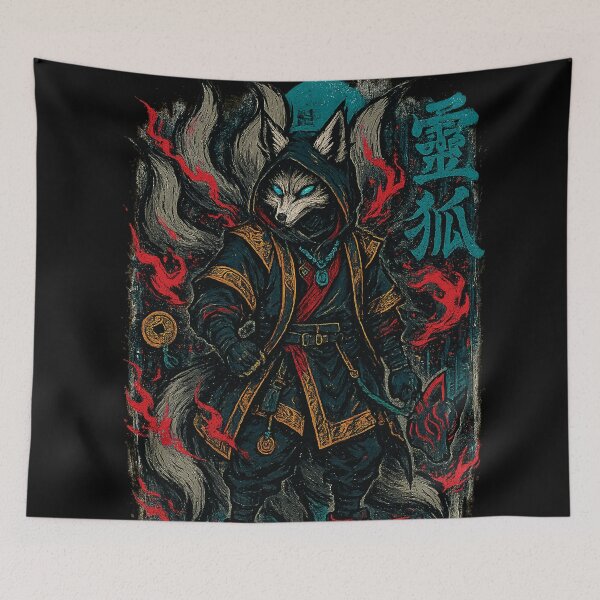 Item preview, Black Fox Spirit designed and sold by KawaiiFanta.