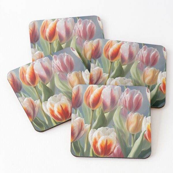 Item preview, Dreamy Pastel Tulips designed and sold by CalmnessbyChoice.
