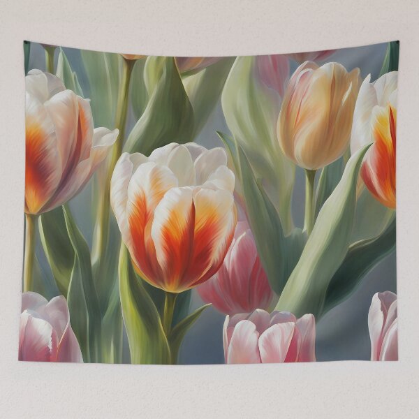 Item preview, Dreamy Pastel Tulips designed and sold by CalmnessbyChoice.