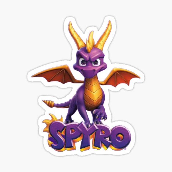 Vista previa del artículo con la obra «Spyro el dragón», diseñado y vendido por TrinketsOddsandEndsEmporium.
