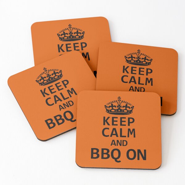 Item preview, Keep Calm And BBQ On. Funny Barbecue Quote. BBQ Lover. Grill Quote designed and sold by DesignHouse07.