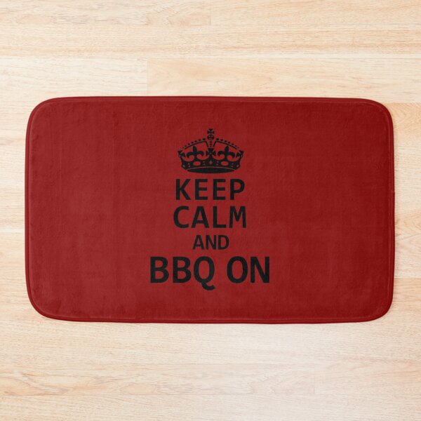 Item preview, Keep Calm And BBQ On. Funny Barbecue Quote. BBQ Lover. Grill Quote designed and sold by DesignHouse07.