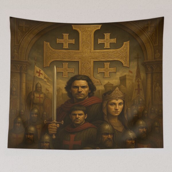 Item preview, Crusader Cross Jerusalem designed and sold by historyandmore.