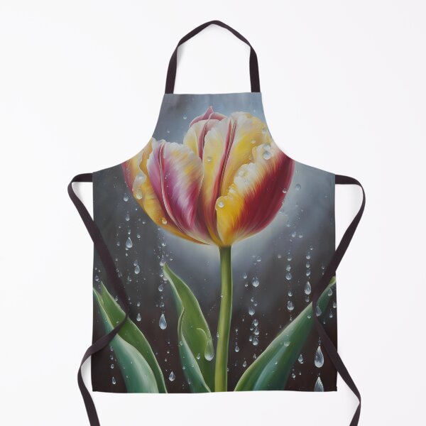 Artikelvorschau, Bunte Tulpe im Regen entworfen und verkauft von CalmnessbyChoice.