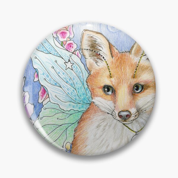 Item preview, Fox Fairy and her Foxgloves kaaren poole designed and sold by KaarenPoole.