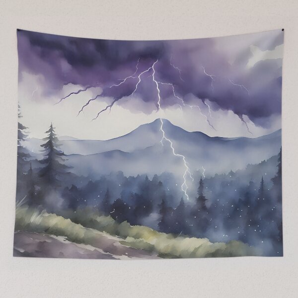 Item preview, Great Thunderstorm in the Mountains designed and sold by CalmnessbyChoice.