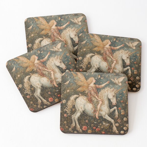 Item preview, Fairy Angel & Unicorn  designed and sold by TheDarkWardrobe.