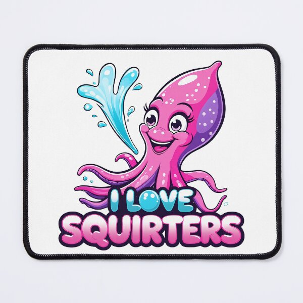 Item preview, I Love Squirters – Squid Edition designed and sold by PING 999 STUDIO.