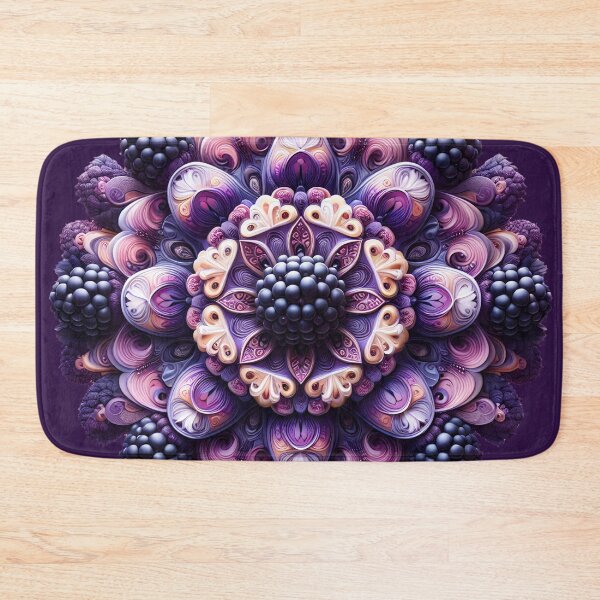 Item preview, Blackberry Bloom Mandala designed and sold by DreamMandalas.