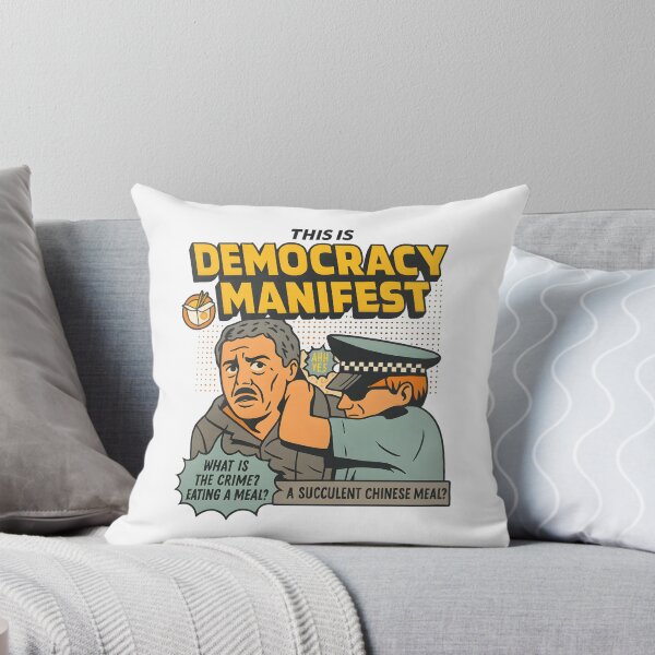 Item preview, This Is Democracy Manifest - Succulent Chinese Meal designed and sold by W.T.F.Prints.