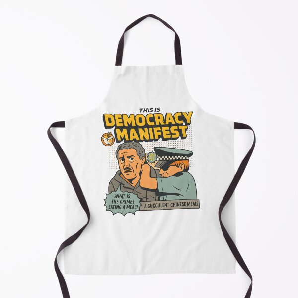 Item preview, This Is Democracy Manifest - Succulent Chinese Meal designed and sold by W.T.F.Prints.
