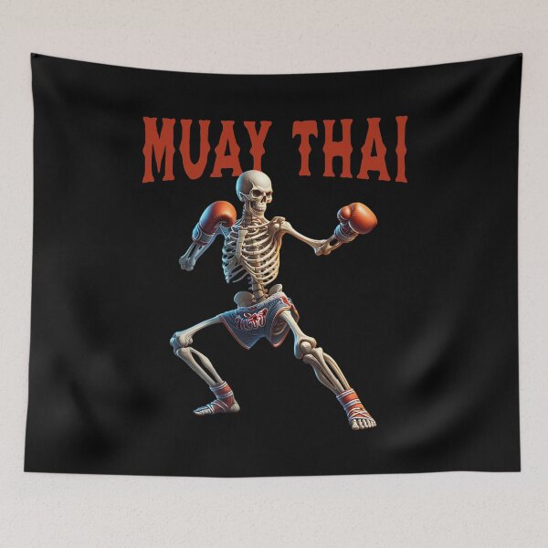 Item preview, Muay Thai Skeleton designed and sold by ReneMM.
