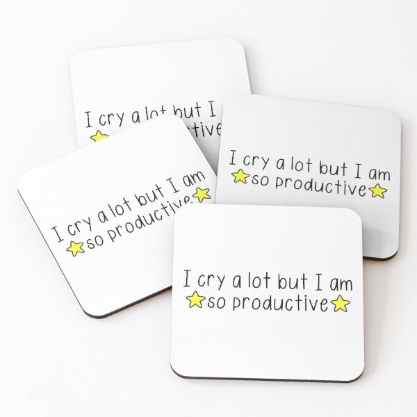 Item preview, i cry a lot but i am so productive designed and sold by mrichman1.