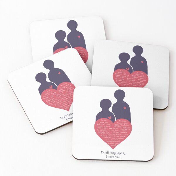 Item preview, I Love You in All Languages – Multilingual Love Typography designed and sold by Joyloom.