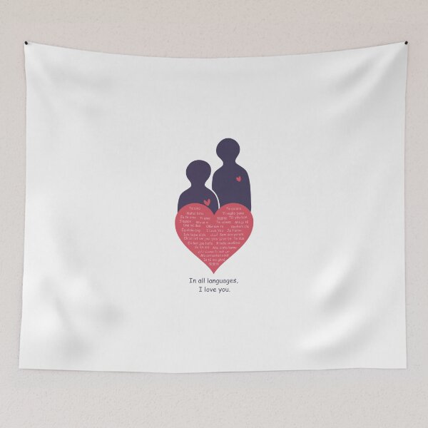 Item preview, I Love You in All Languages – Multilingual Love Typography designed and sold by Joyloom.
