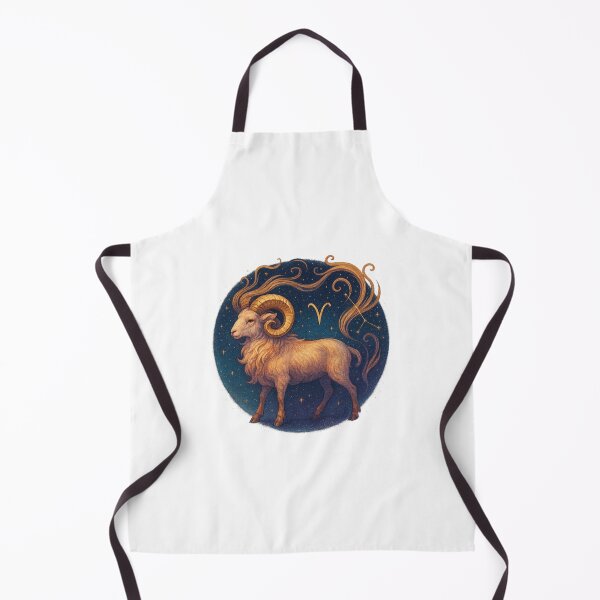 Item preview, Aries Zodiac Illustration – Celestial Ram Design, Bold Fire Sign Constellation designed and sold by Vendeloc.