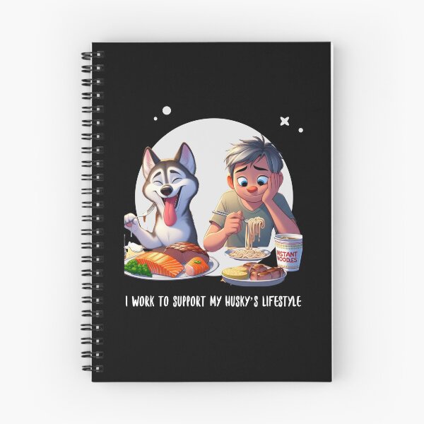 Item preview, I Work to Support My Husky’s Lifestyle designed and sold by The Jolly Husky .
