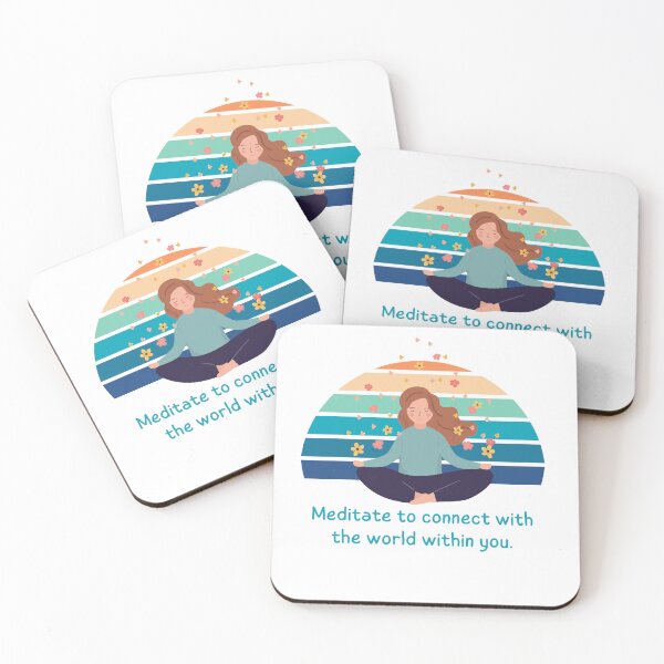 Item preview, Meditate to Connect – Inner Peace & Mindfulness Quote” designed and sold by Joyloom.